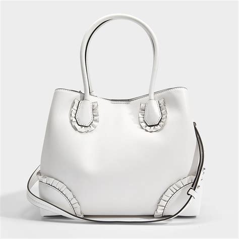 michael kors mercer medium weiß|Michael Kors mercer gallery tote.